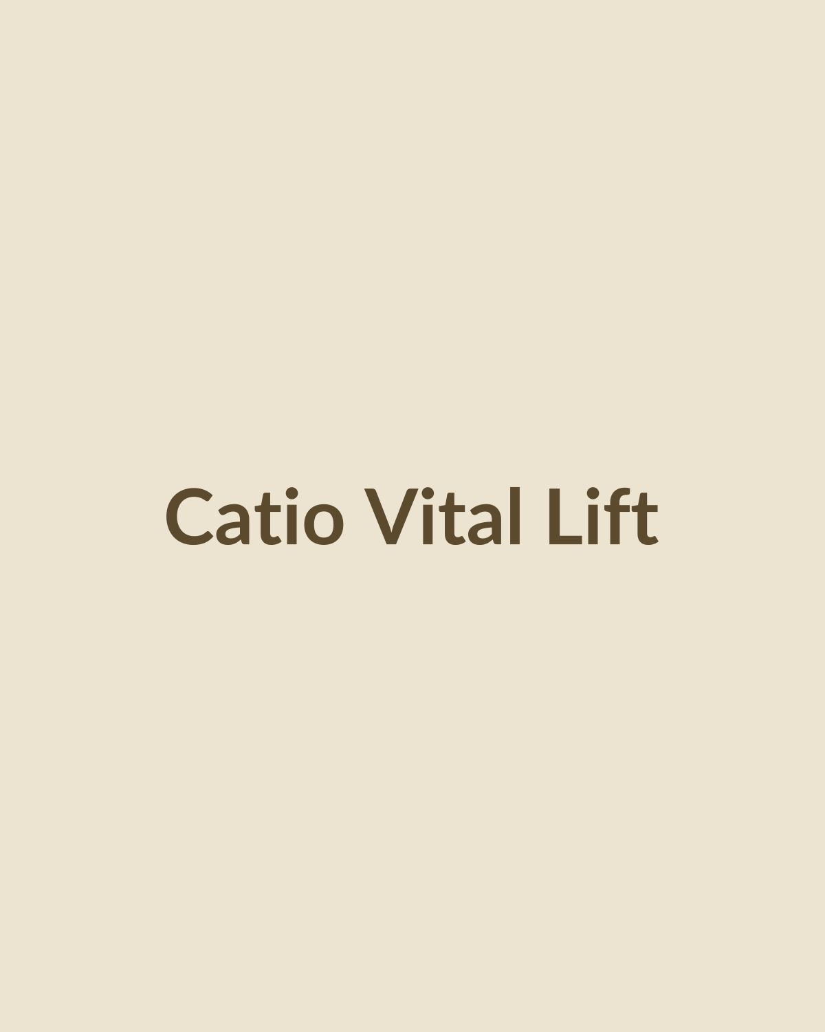 Zabieg Catio Vital Lift w gabinecie Dermena